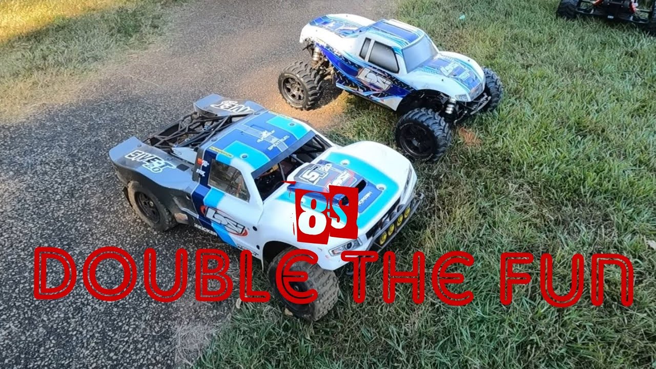 Losi MTXL and 5T 8s fun