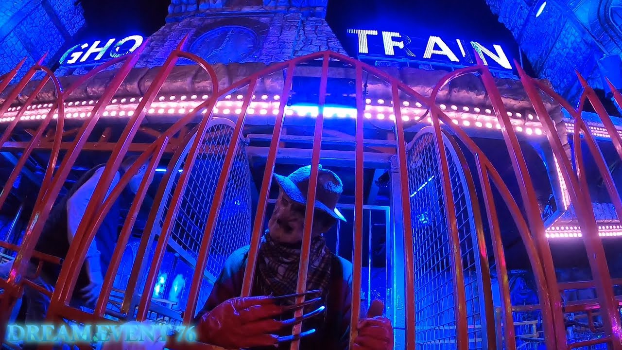 Manège Ghost train ( M ), foire saint romain 2022, Rouen ( 76 )