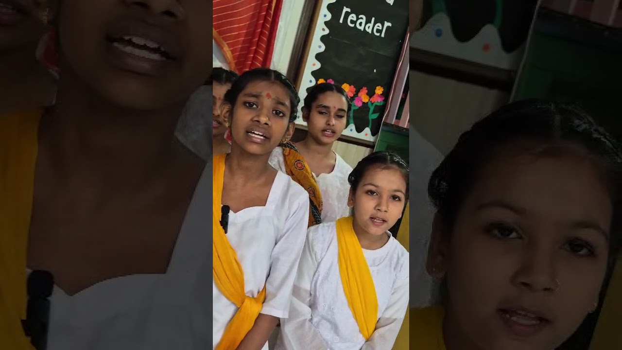 #Saraswativandana#school#singing#vasantpanchmi