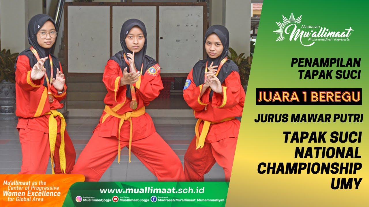 Penampilan Tapak Suci Juara 1 Beregu Jurus Mawar Putri | Tapak Suci National Championship UMY