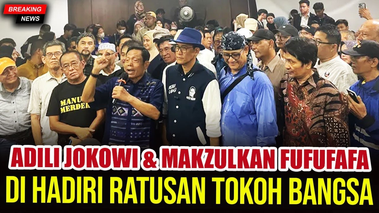 🔴LIVE‼️PARA TOKOH BERKUMPUL ADILI JOKOWI DAN MAKZULKAN FUFUFAFA