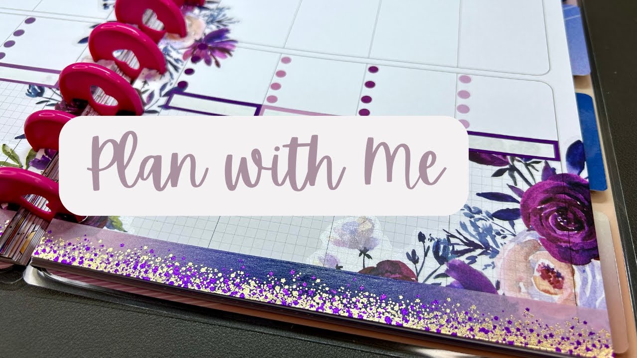 Plan with Me // Classic Wellness Happy Planner // August 12th - 18th