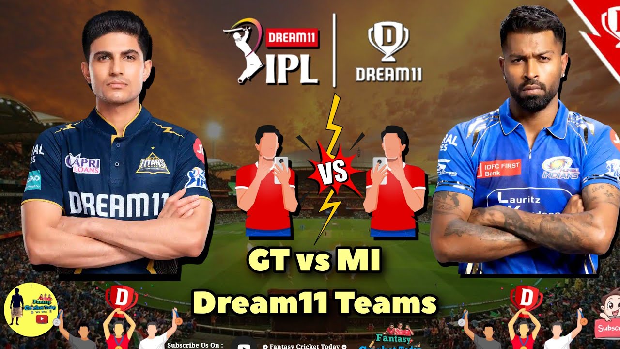 GT vs MI Dream11 Prediction 2025 | MI vs GT Dream11 Team | MI vs GT Dream11 Prediction #IPL2025