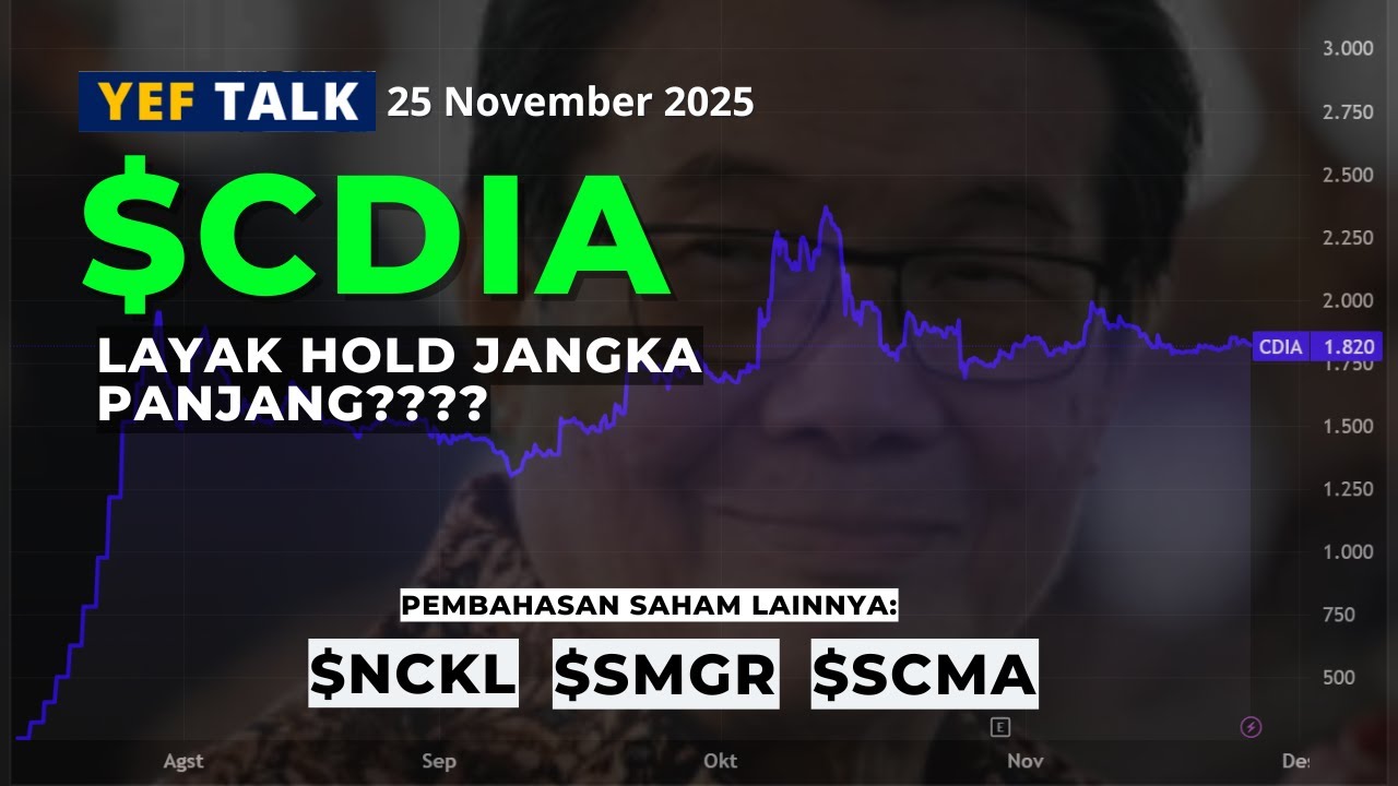 Analisa & Prediksi  saham $CDIA YEFTalk edisi 25 November 2025