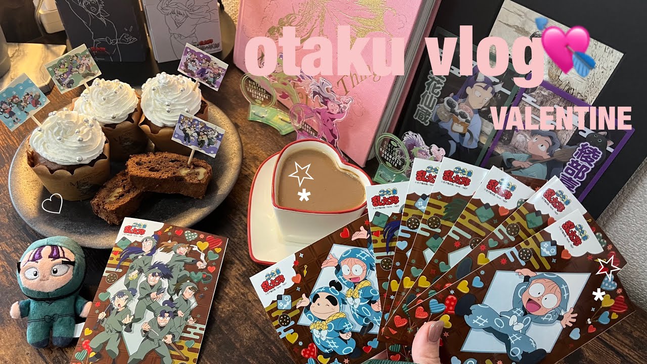 🥷バレンタインだし、おうちで忍たまコラボカフェしました🧁☕️