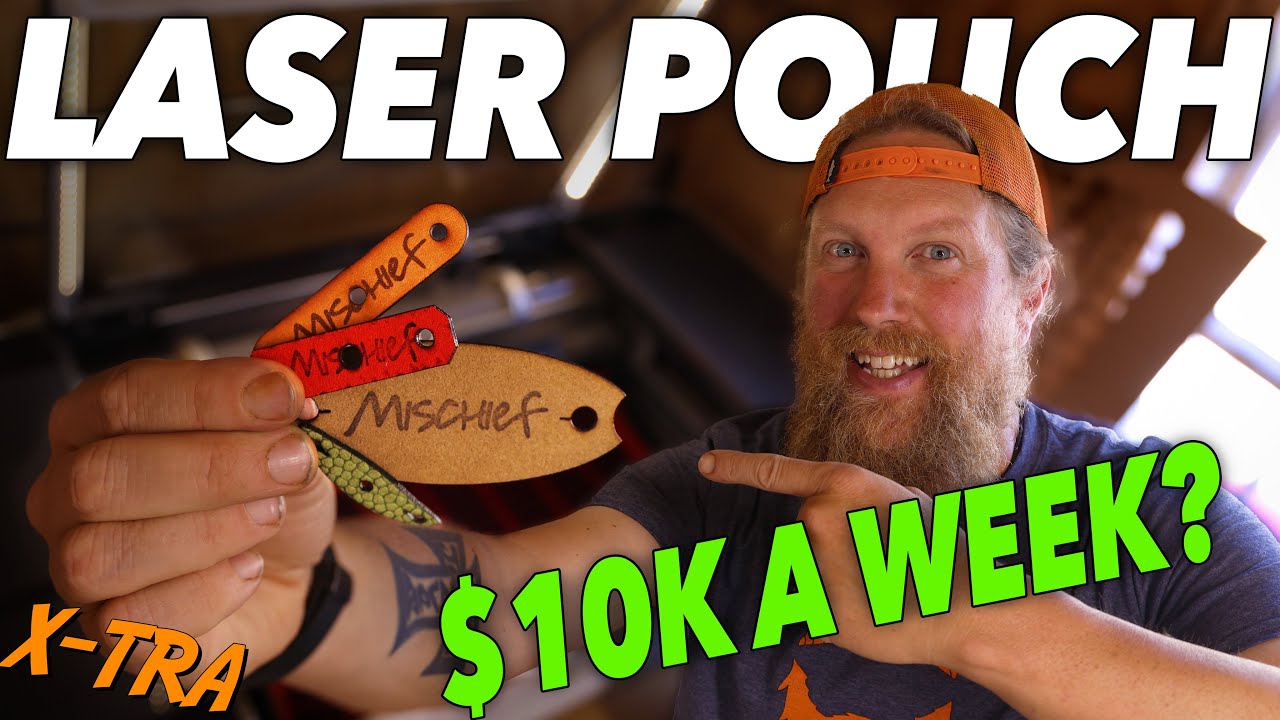Making Slingshots Pouches on my GlowForge Laser Successfull Home Business