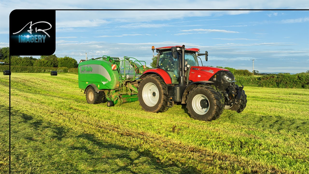 Silage Baling | Case Puma 175 CVX | McHale Fusion 3 Plus