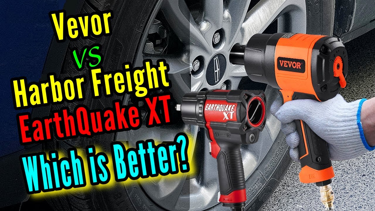 Чем пневматический ударный гайковерт Vevor High Torque лучше ударного гайковерта Harbor Freight E...