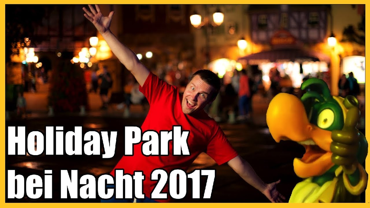 Holiday Park bei Nacht