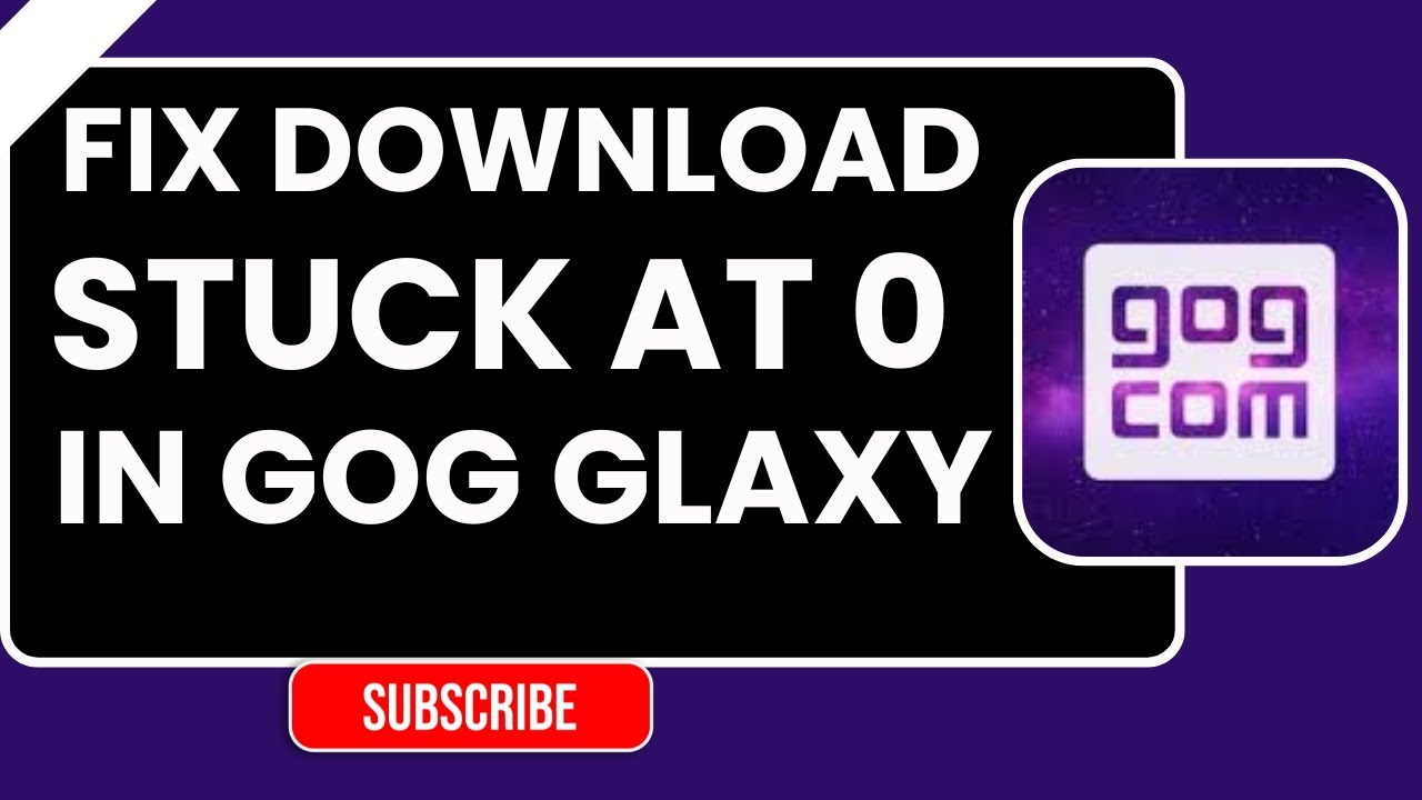Исправление проблемы с загрузкой GOG Galaxy, зависшей на 0% (пошаговое руководство 2026 г.) &mdash; заг...