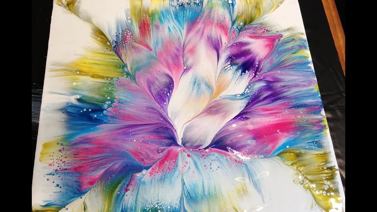 (50) How to get feathery effect with flower dip