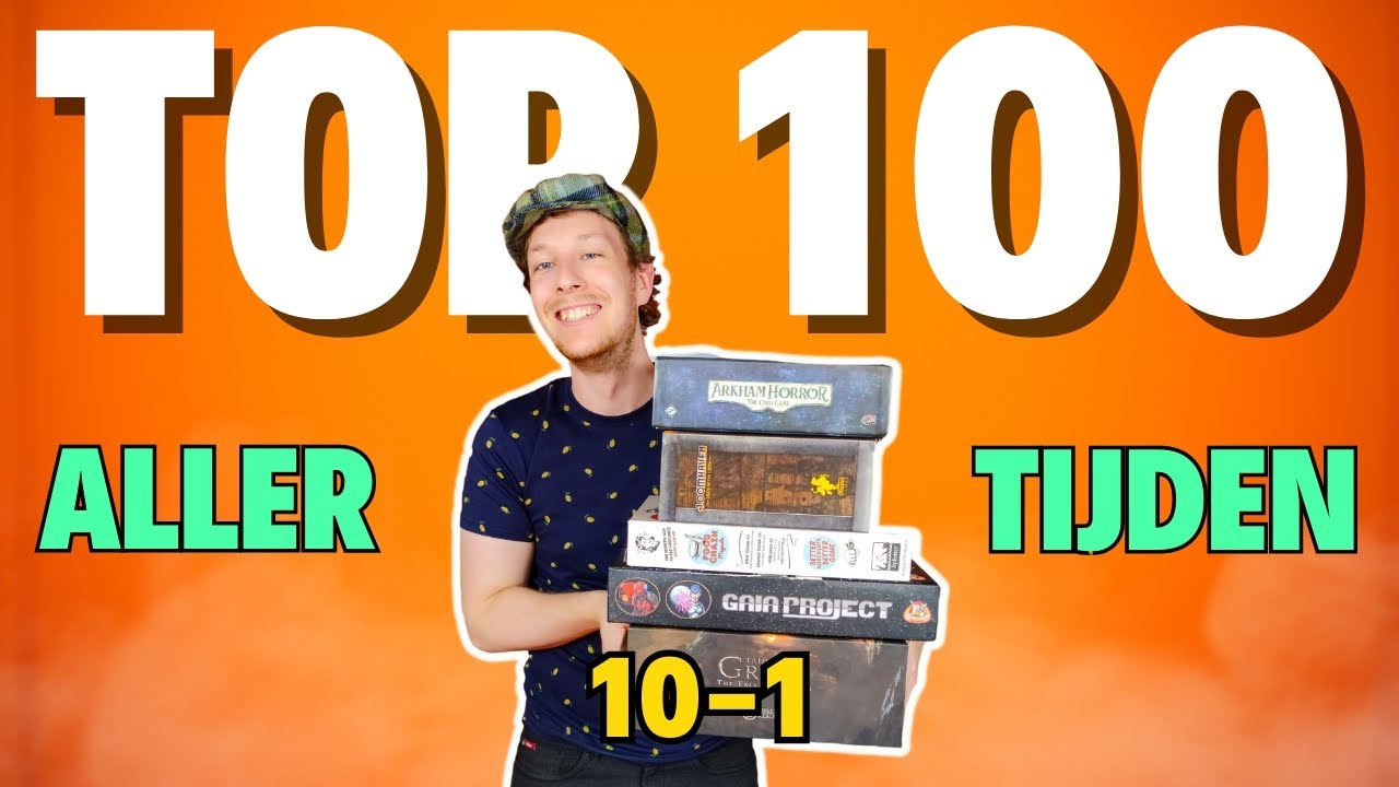 Top 100 bordspellen aller tijden - Nummer 10 - 1 (2023)