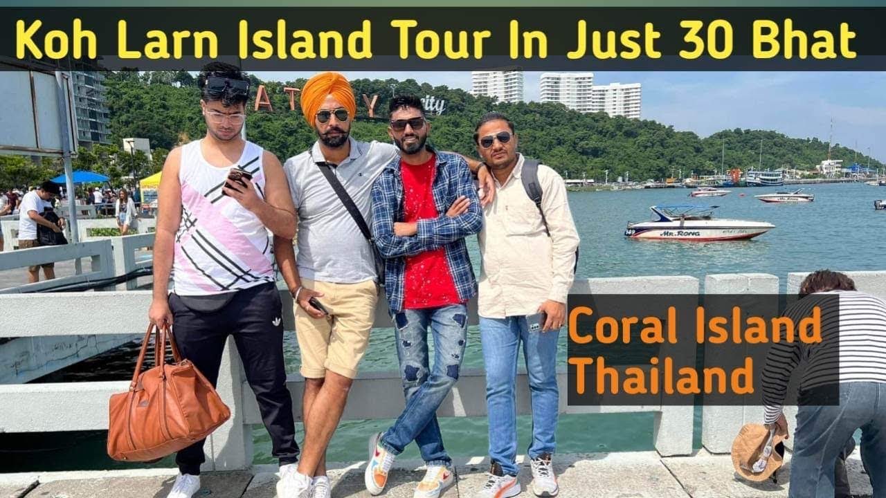 Koh Larn Island in Cheapest Way || 30 Bhat Ferry Tour || Pattaya To Coral Island 🏝️