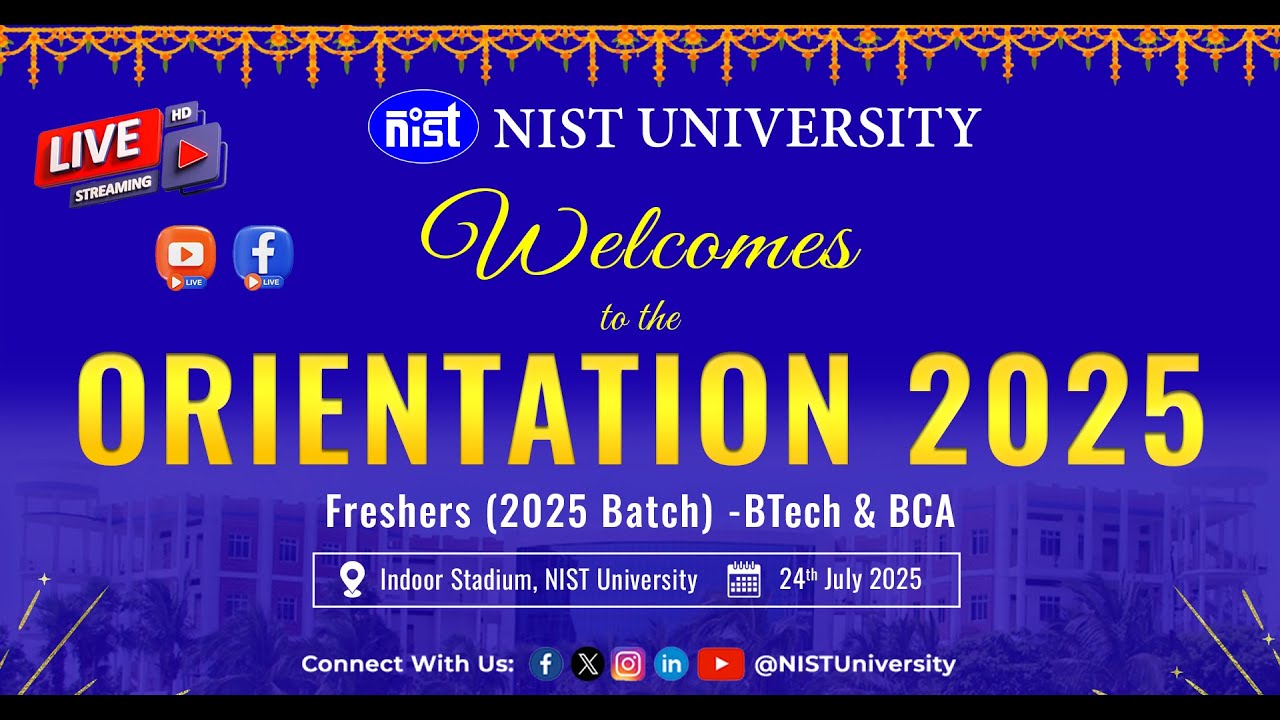 Orientation 2025: Welcoming Freshers of BTech & BCA