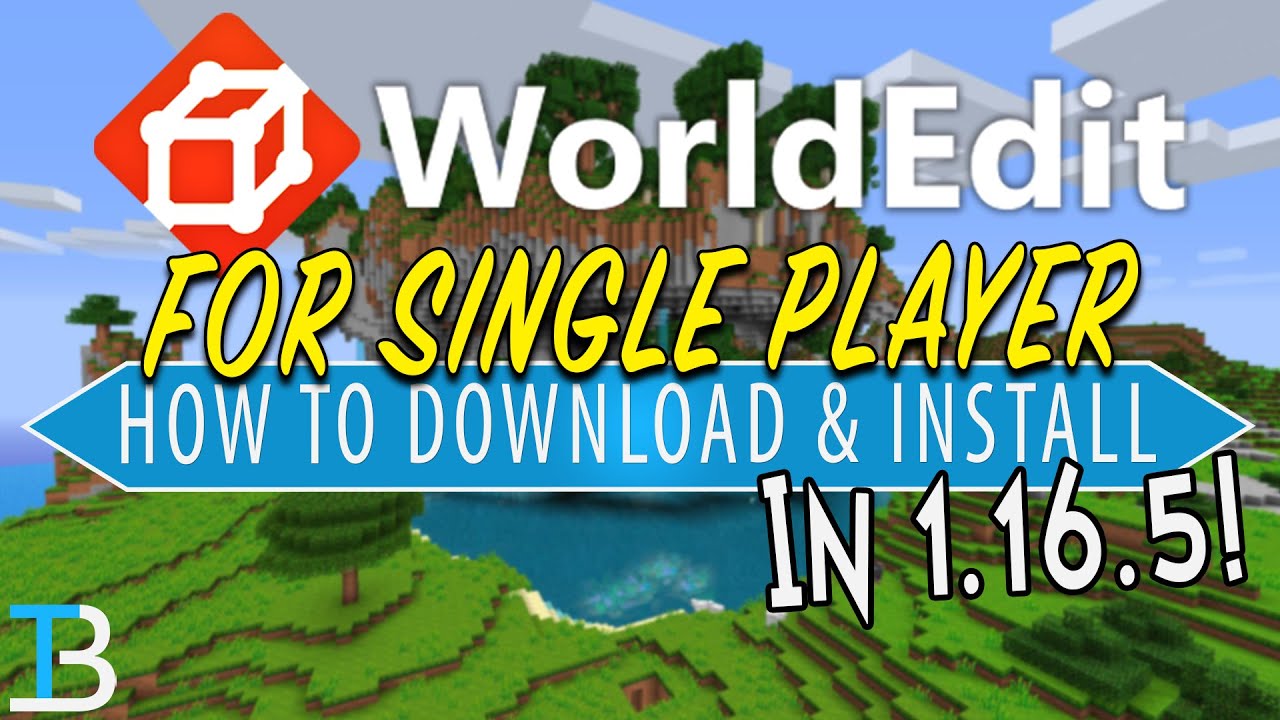 Как загрузить и установить World Edit в одиночной игре Minecraft (1.16.5)