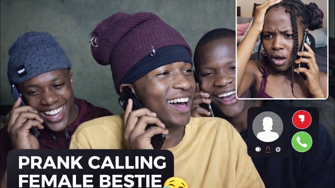 My Boys Made Me Prank Call My Female Bestie… It Got Awkward! 😭