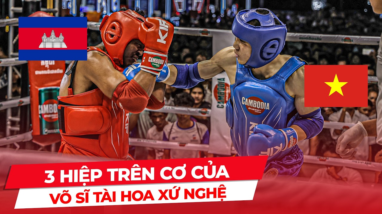 Thêm võ sĩ Campuchia bị hạ gục bởi tay đấm đến từ Nghệ An | Sao Thể Thao
