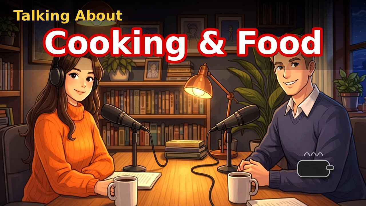 How to Talk About Cooking and Food in English | English Conversation Practice