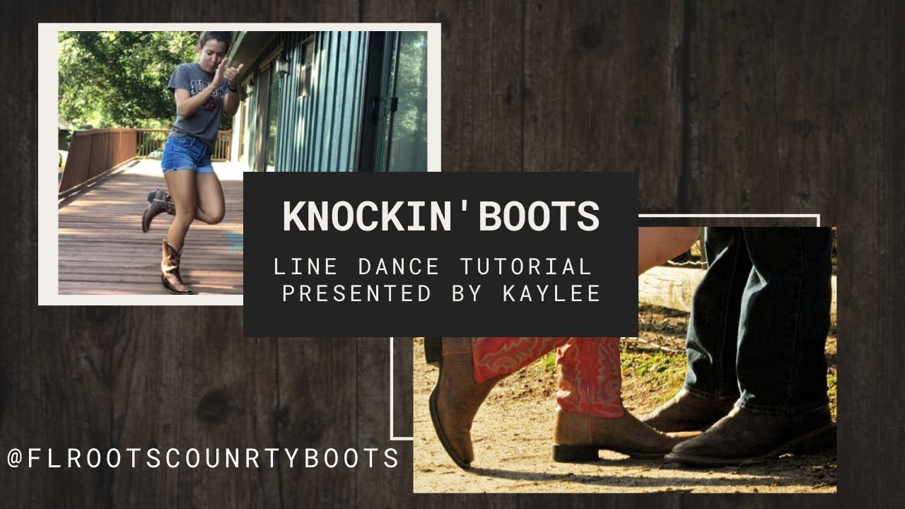 Knockin' Boots ~ Improver Line Dance Tutorial and Demo