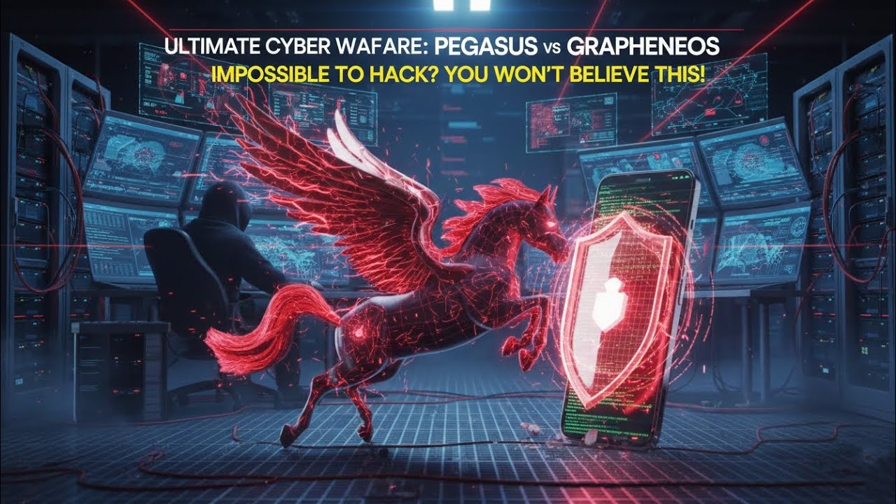 Ultimate Cyber Warfare: Pegasus vs GrapheneOS | Impossible to Hack? 🔥🛡️