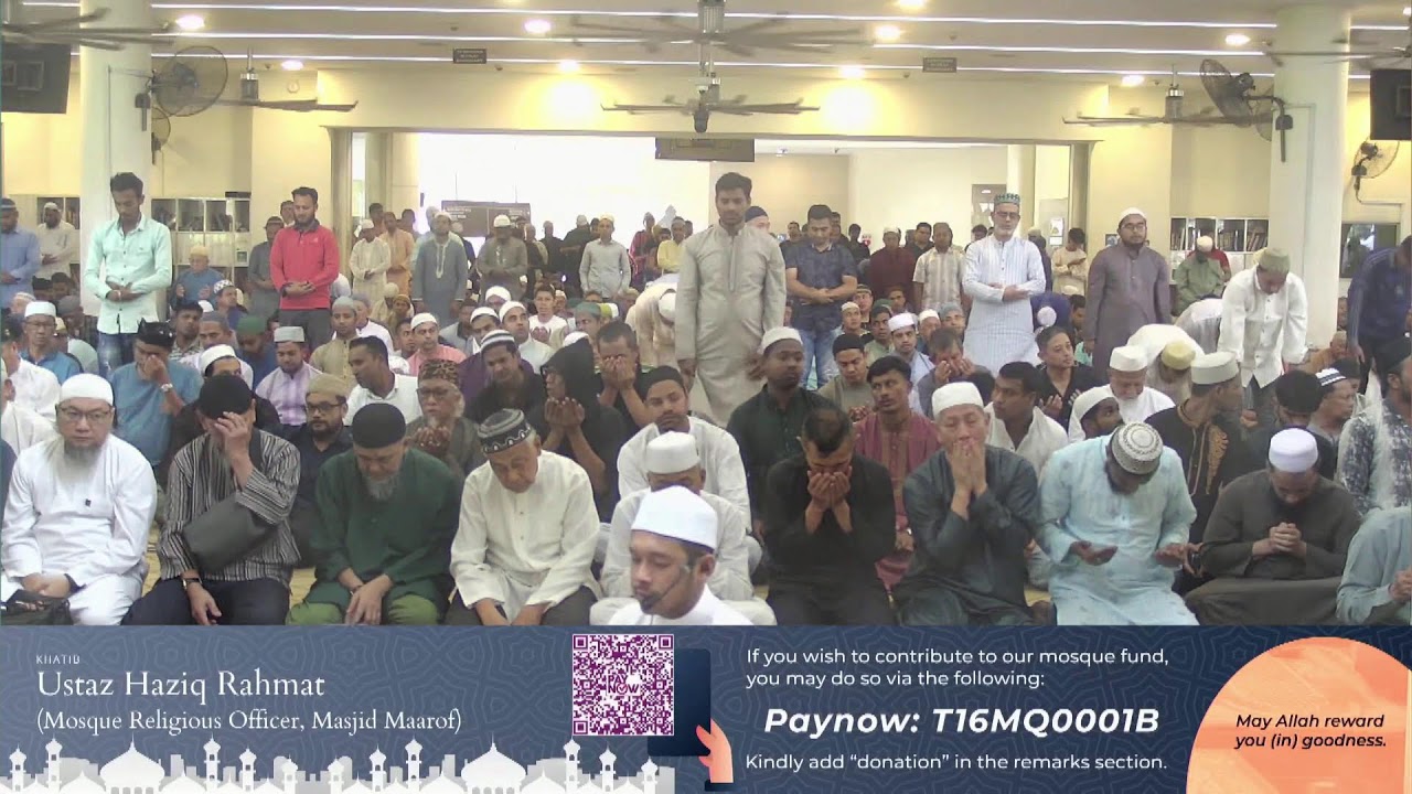 [LIVE] Masjid Maarof Solat Jumaat & Khutbah 20 February 2026
