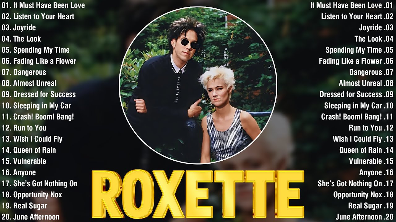 Roxette Greatest Hits Full Album - Best Songs of Roxette - Classic Rock Ballads #k8