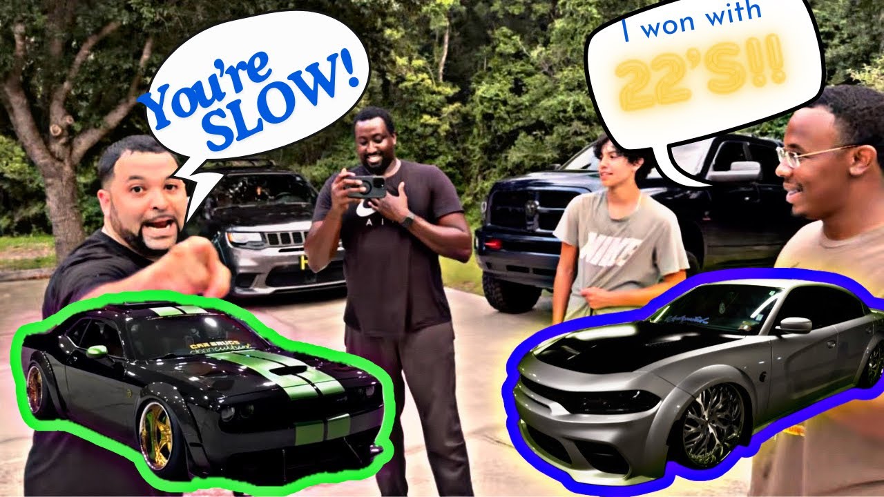 Battle of the Modded HELLCATS / Picking up my supercharger from E&rsquo;s Garage! #srtpowered  #900hp