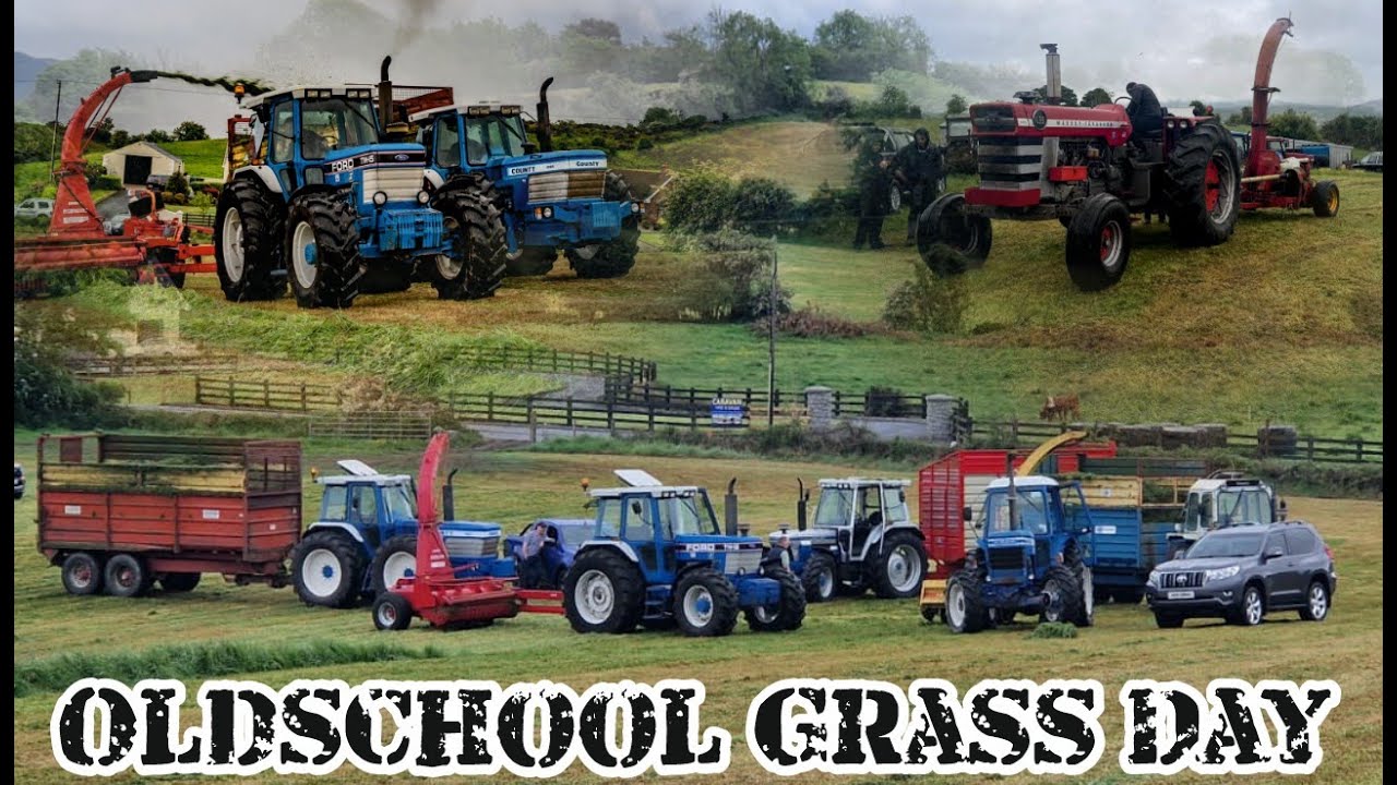 Mc Brides Silage Day. Real Oldschool Power!