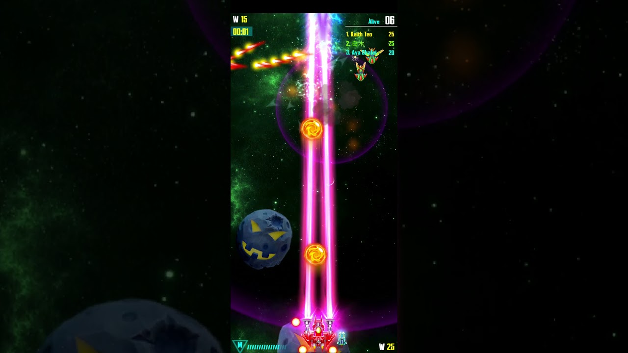 Alien Shooter PvP Survival 36 Waves Opponent Died At Apache...