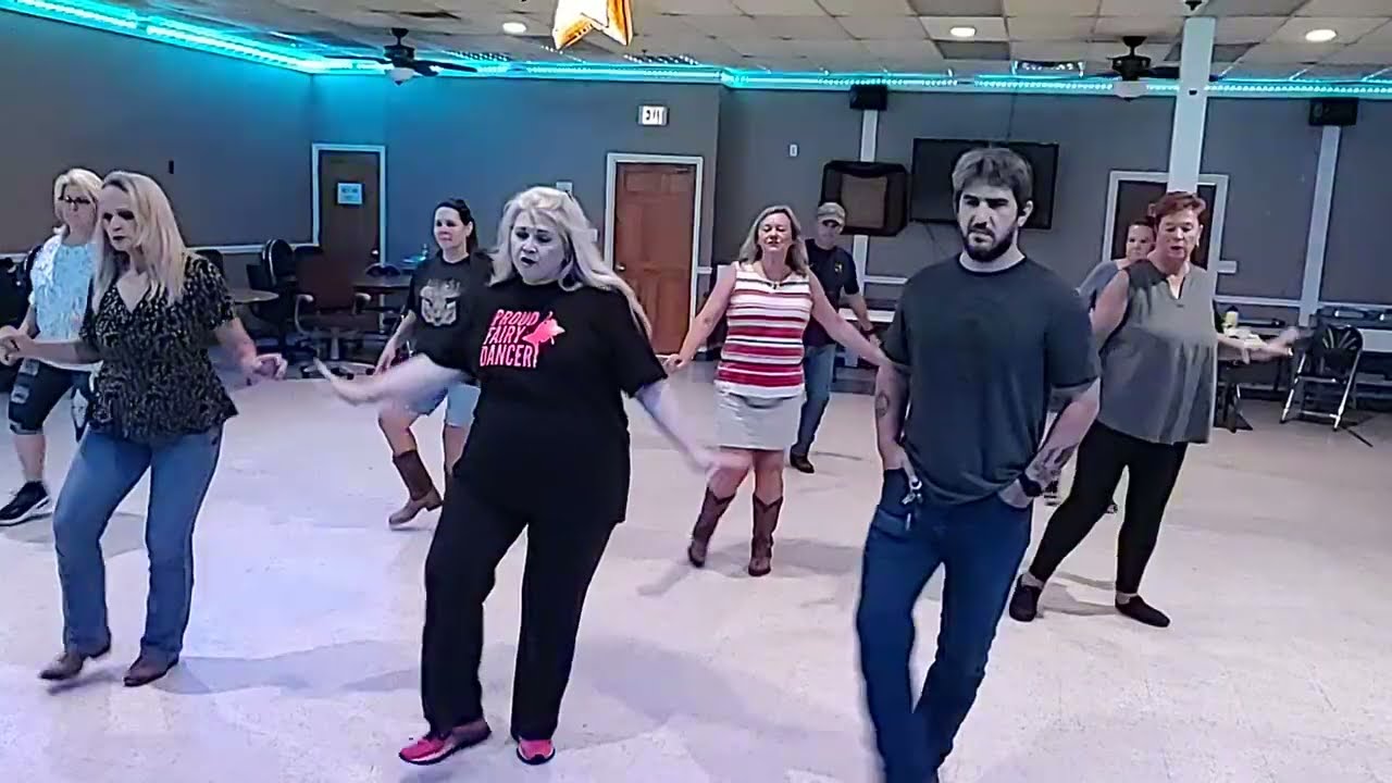 The Floor's on Fire line dance