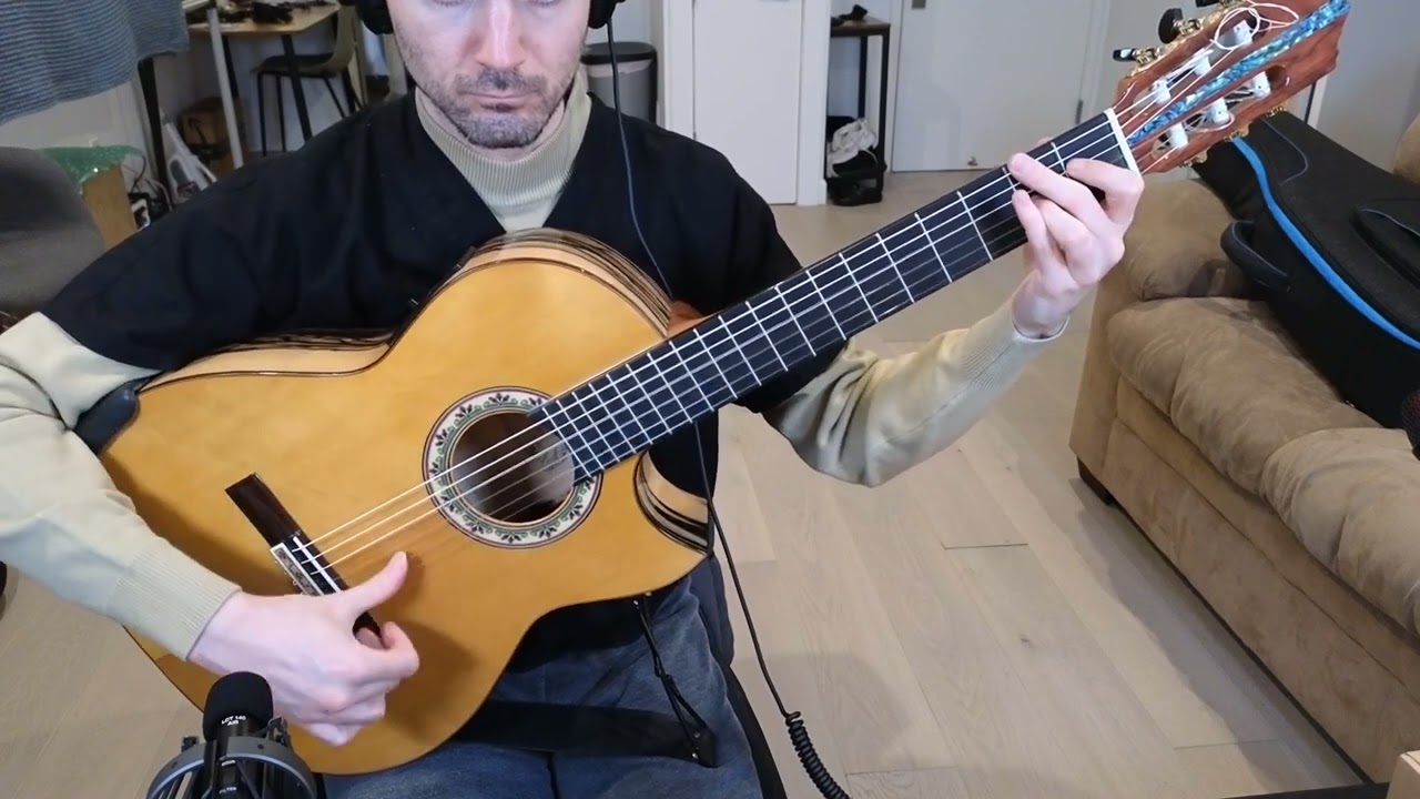 Flamenco guitar via Lewitt LCT 140 AIR small diaphragm condenser microphone