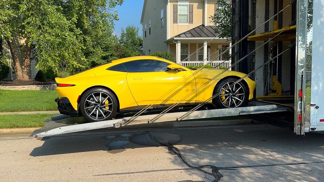 TAKING DELIVERY OF THE NEW ASTON MARTIN VANTAGE!!!