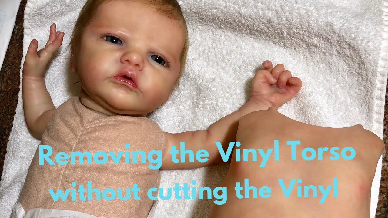 TUTORIAL- How to remove the Vinyl Torso from your Realistic REBORN DOLL without cutting it.