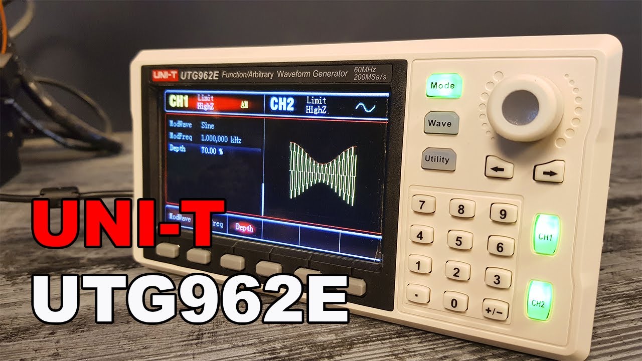 UNI-T UTG962E Недорогой генератор для радиолюбителя
