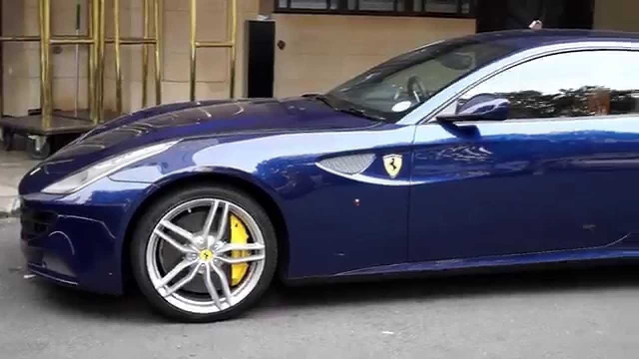 Blue Ferrari FF
