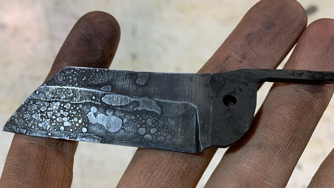 San mai folder! Part 1! And a new anvil!
