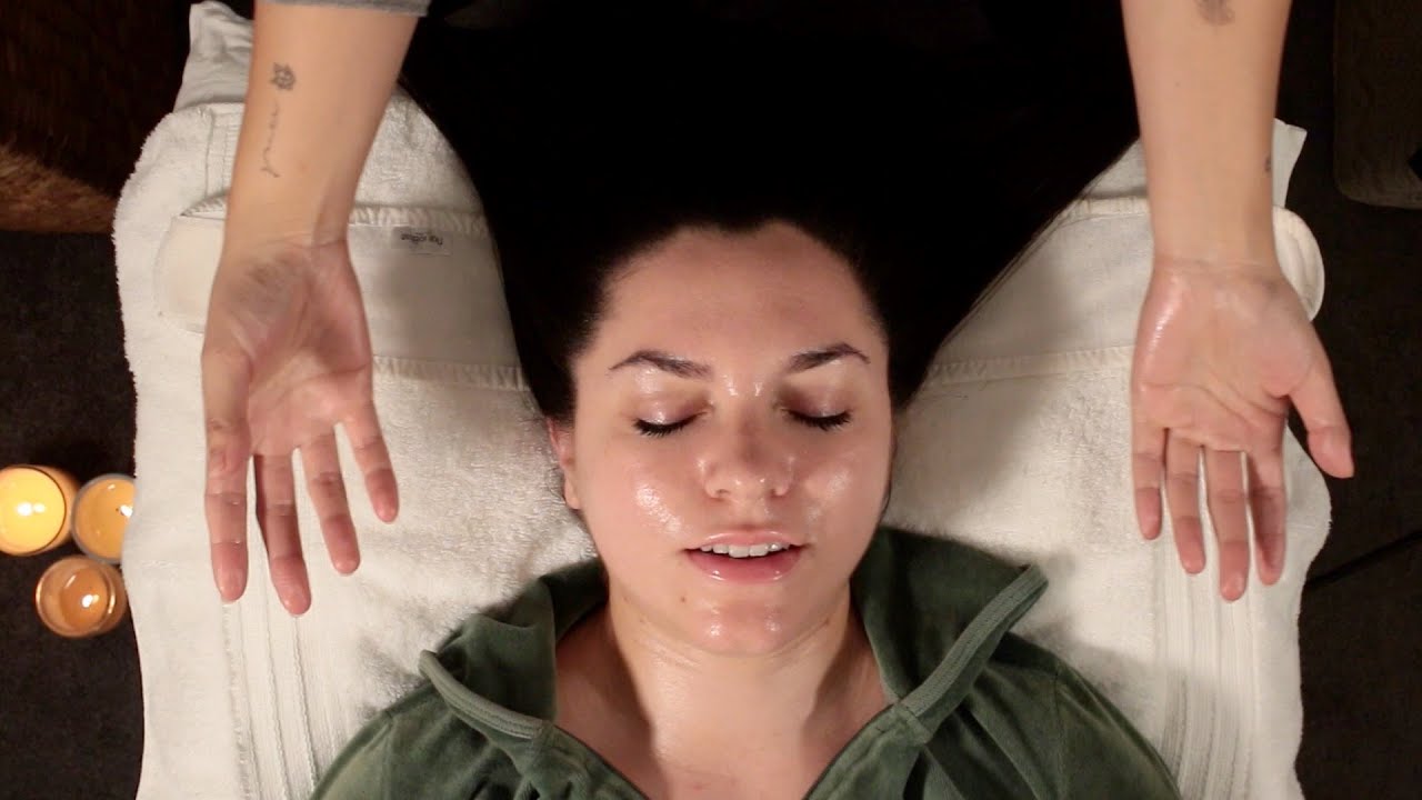 ASMR Whisper Facial for Deep Sleep and Relaxation