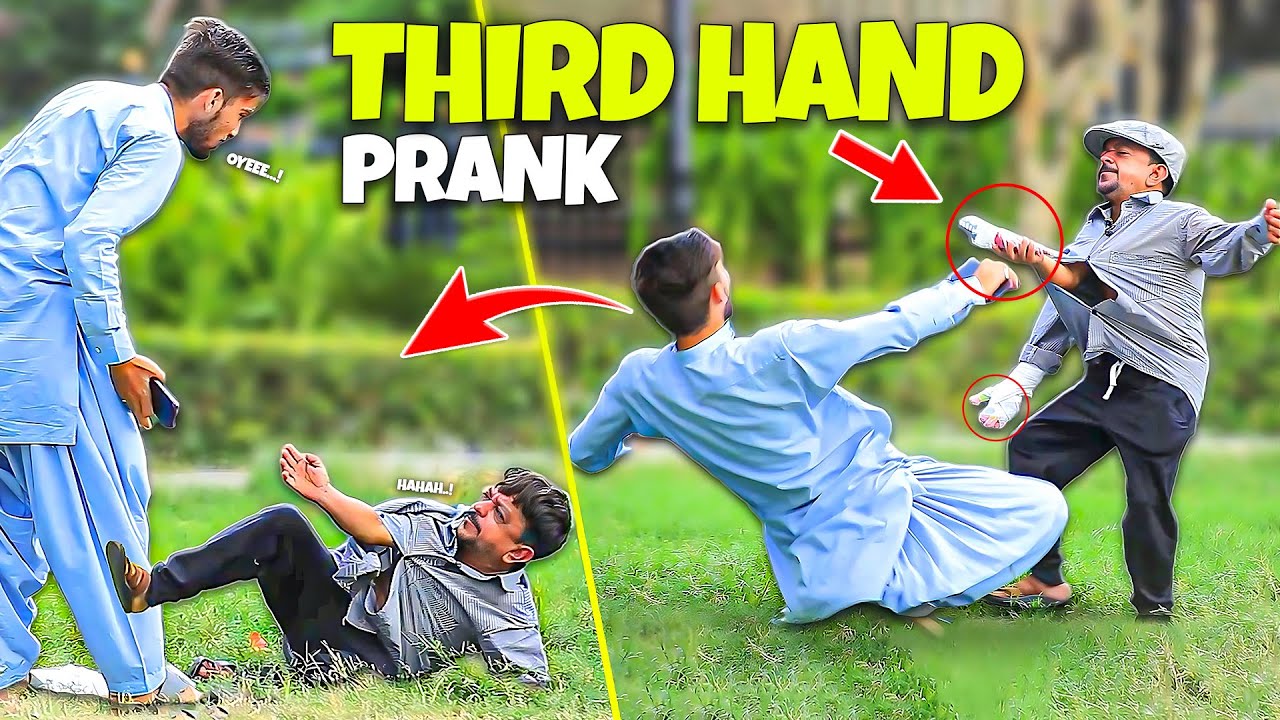Extra  Hand Prank With Twist - Funny Reactions | @NewTalentOfficial