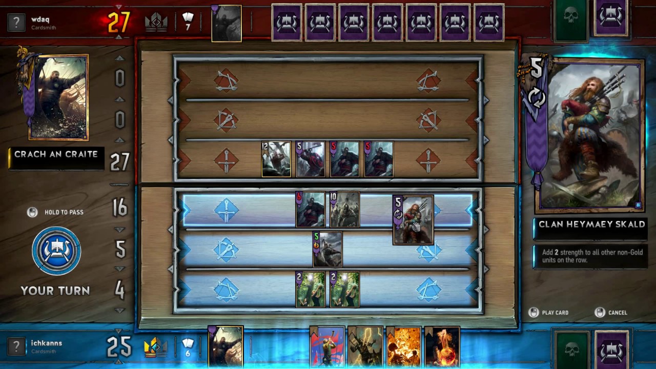 Gwent (Open Beta) - An epic win