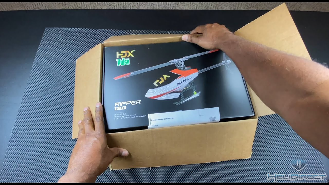 Unbox and Review of the NEW HDX Ripper 180 RC Helicopter