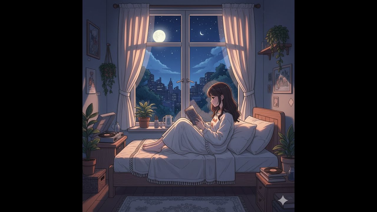 【作業用BGM】窓際の読書、夜の静寂。没入するためのLo-fi Beats
