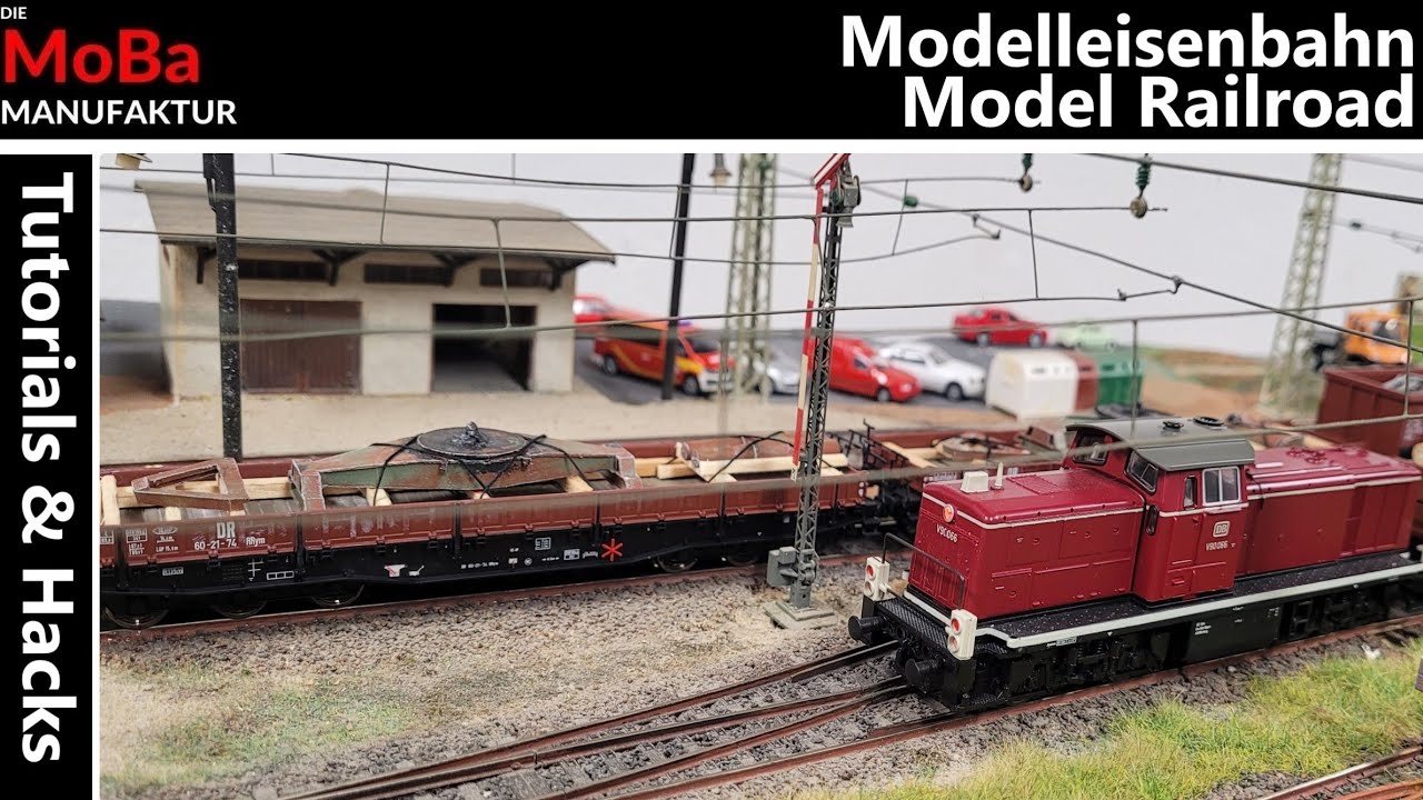 Modelleisenbahn H0 - TUTORIAL Ladegut aus Bausatz Resten - upcycling mit einem Gegenwert von 90 Eur