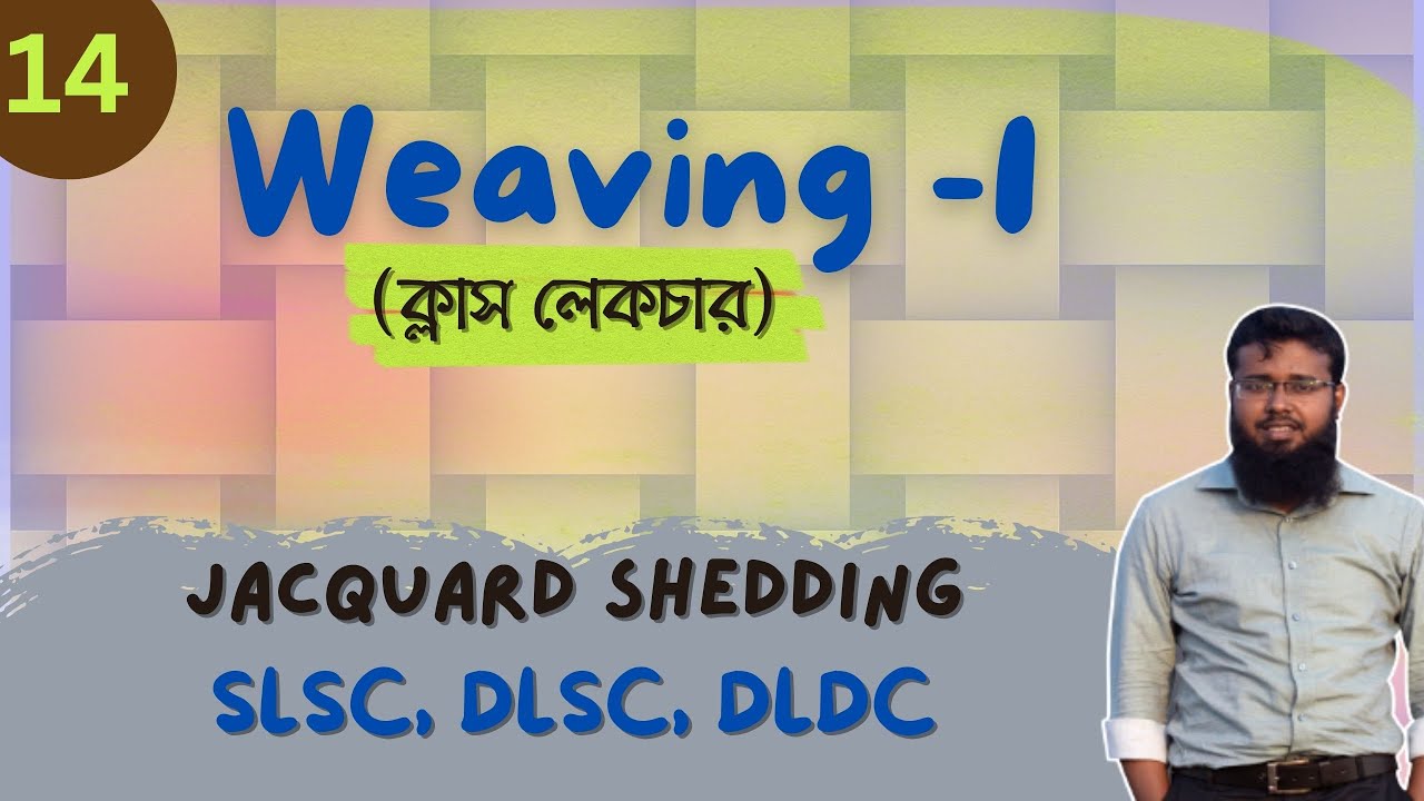 Weaving 1 (Lecture 14) | Jacquard Shedding | Single Lift Single Cylinder(SLSC), DLSC, DLDC Mechanism