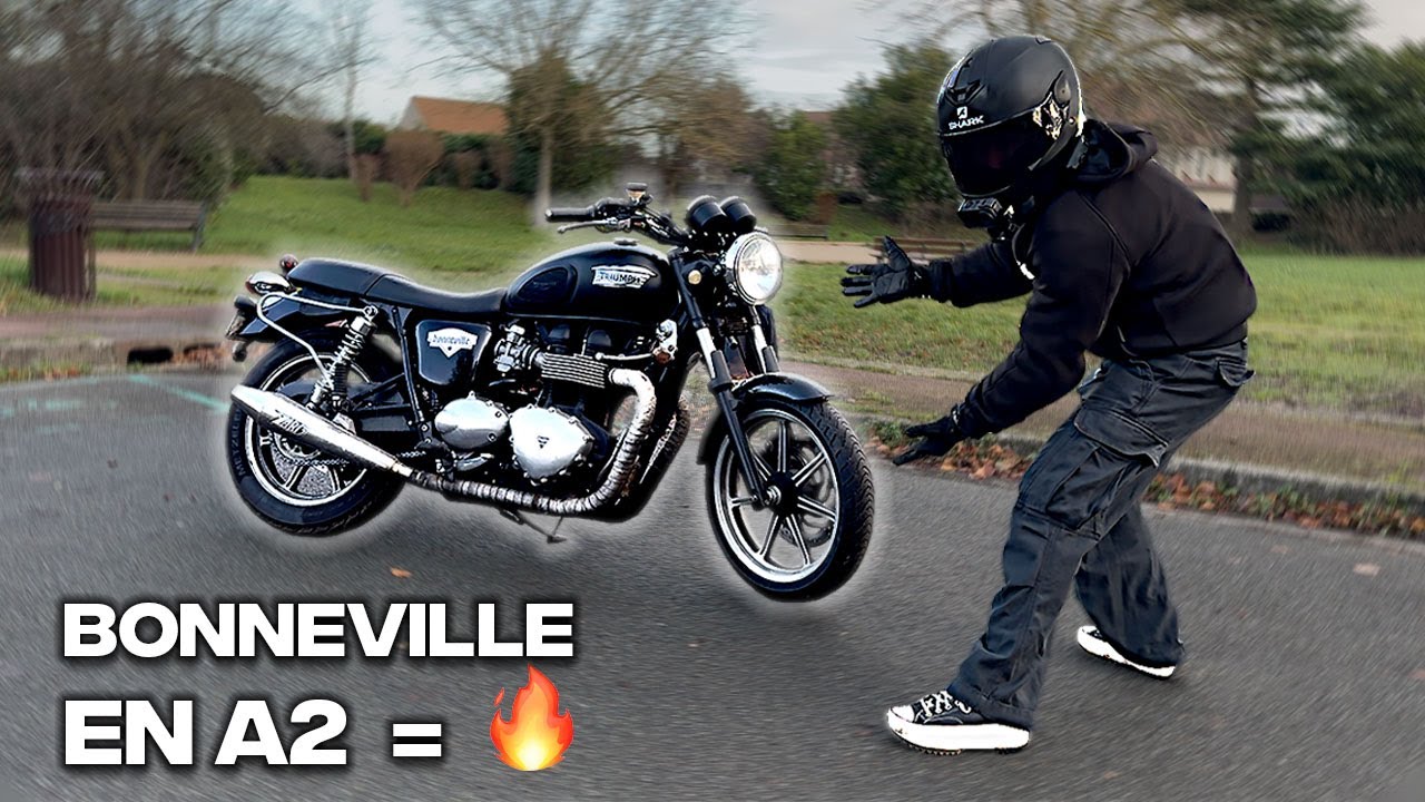 La moto A2 la plus STYLÉE ? - Bonneville T100 🔥