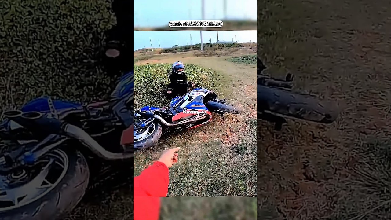Denzbagus allvlog balapan sama moge r6 akang mv dan paropo nauli #akangmv #shorts
