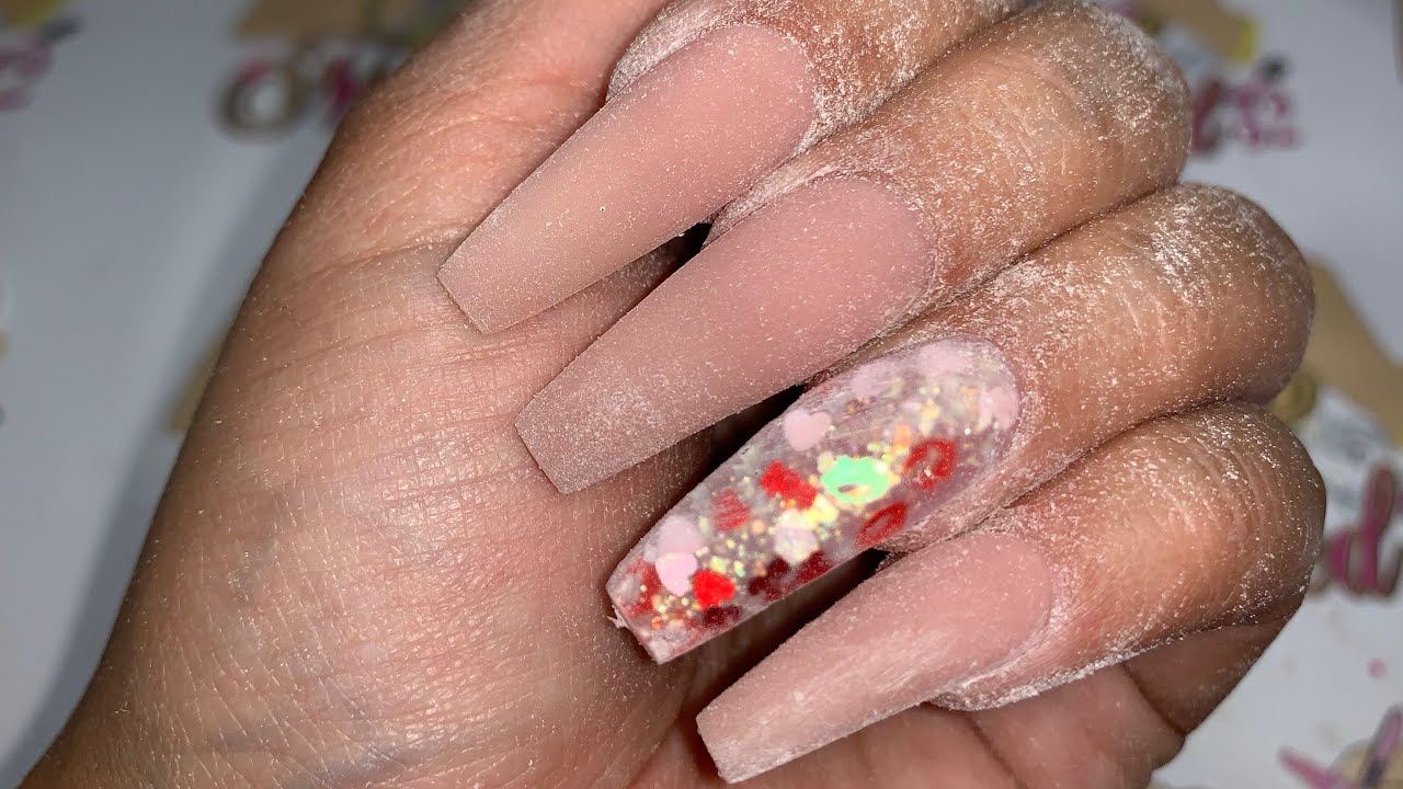 Watch Me Do My Nails | Acrylic Nails Fill | Valentine Day Nails