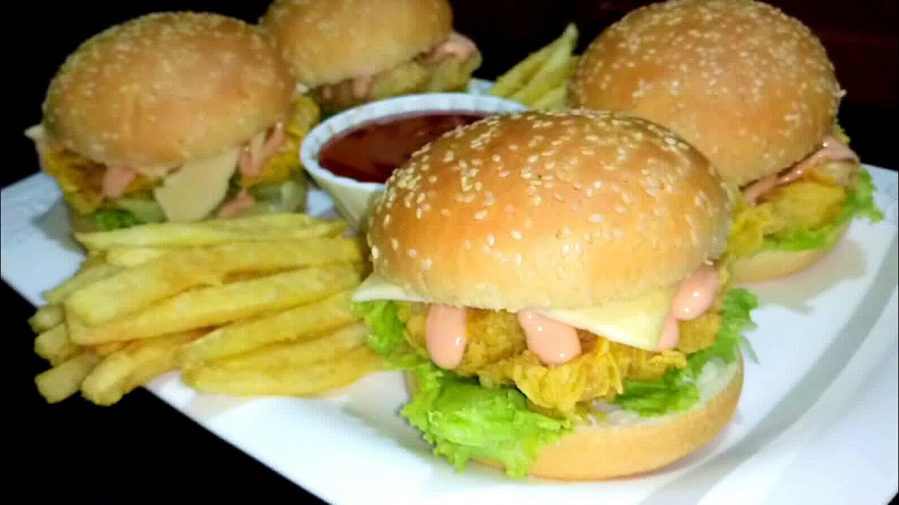 Zinger Burger | Crispy Chicken Burger | Chef Faisal