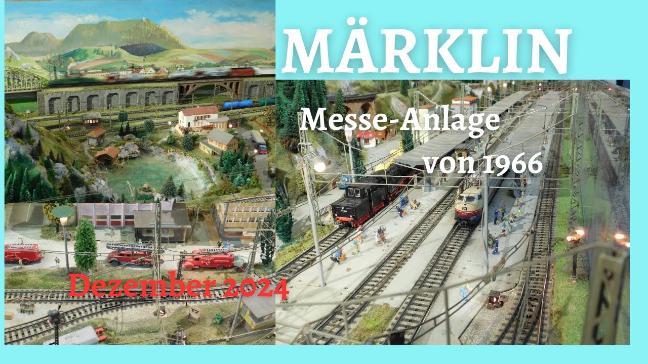 Große MÄRKLIN-Messeanlage 1966