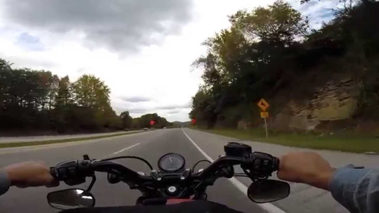 Harley Davidson 48: GoPro ride from Pineville to Corbin, Kentucky