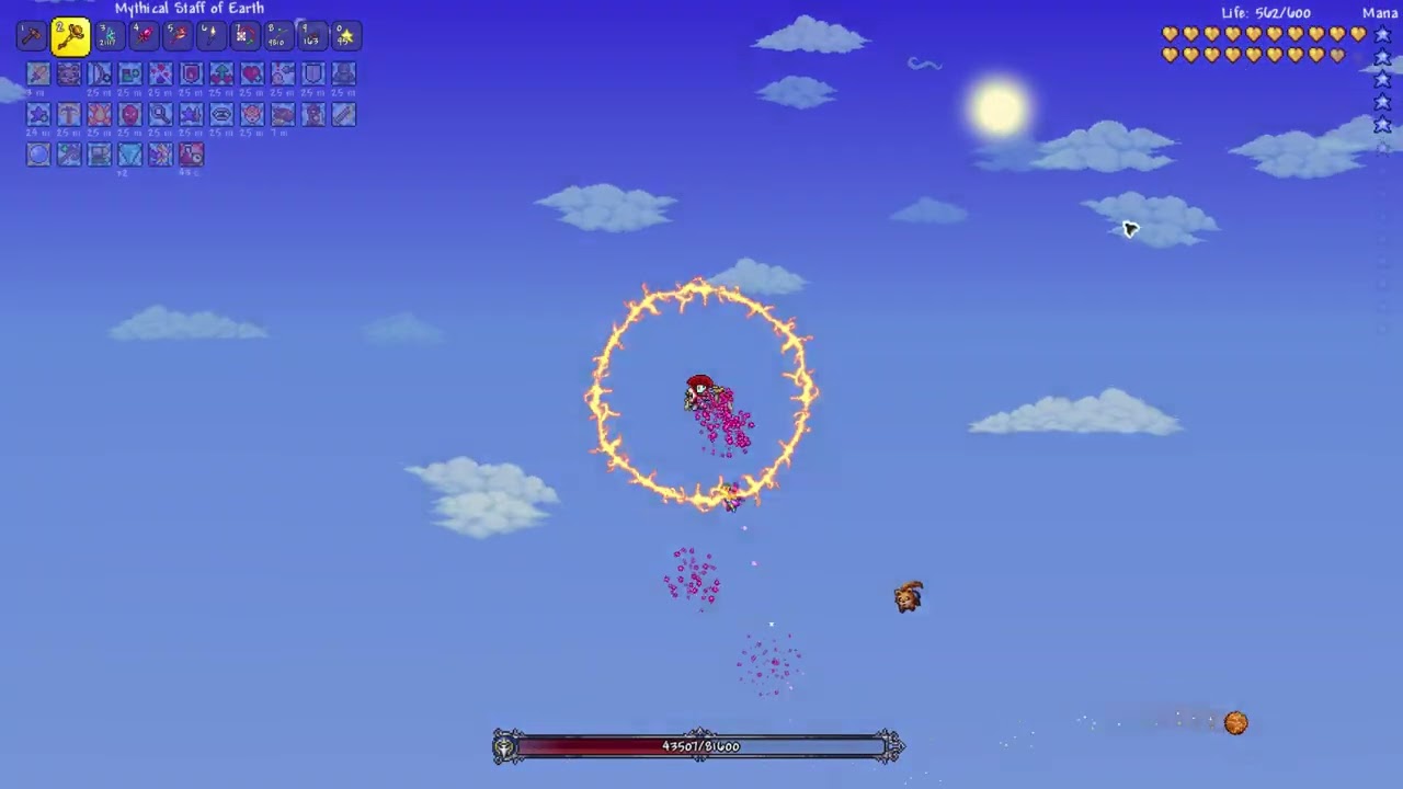 Terraria 1.4.5 Legendary Difficulty Boss Fight - Lunartic Cultist